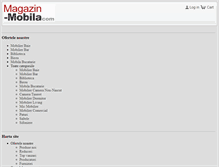 Tablet Screenshot of magazin-mobila.com